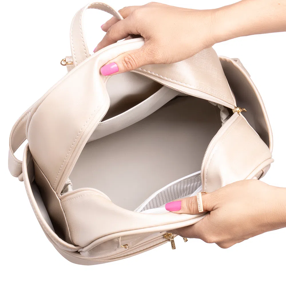 Mochila Maternidade Londres Pérola - Imagem 6