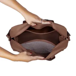 Bolsa  Maternidade Coleção Materna Caramelo