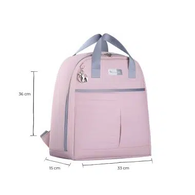 Mochila  Maternidade Coleção Materna Rosa
