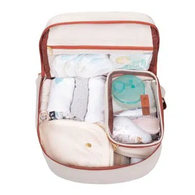 Mochila  Maternidade Coleção  Materna Nude