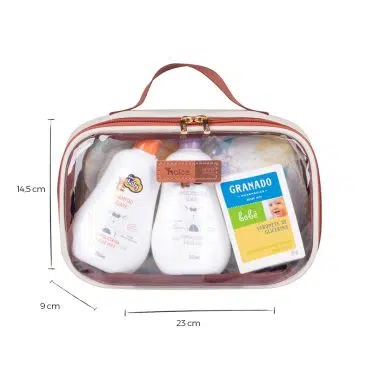 Kit Organizadores de Mala e Bolsa Nude