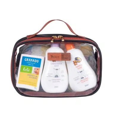 Kit Organizadores de Mala e Bolsa Preto