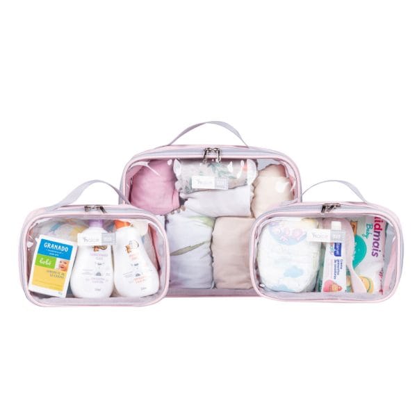 Organizadores Usealce de material resistente com acabamento sofisticado para mala Alce em viagens ou dia a dia.