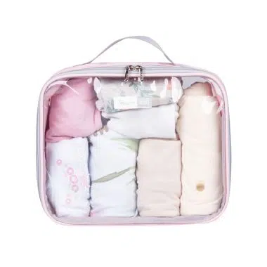 Kit Organizadores de Mala e Bolsa Rosa