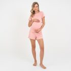 Pijama Curto  Maternidade Rose