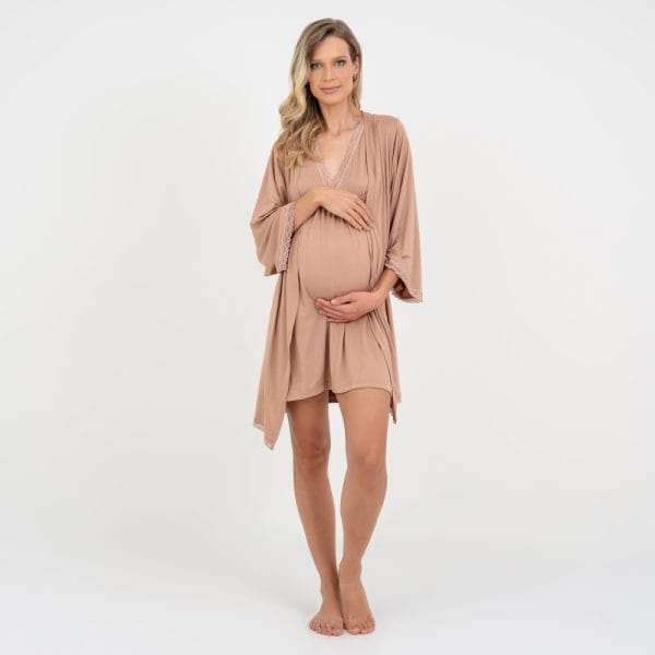 Robe Maternidade Cappuccino - Imagem 2