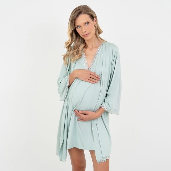 Robe Maternidade Pistache - Imagem 2