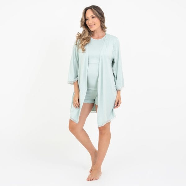 Robe Maternidade Pistache - Imagem 5