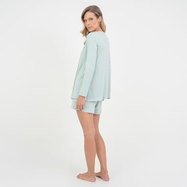 Kimono Maternidade Pistache