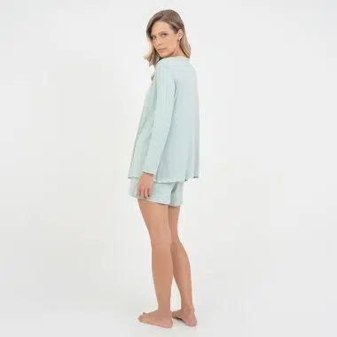 Kimono Maternidade Pistache