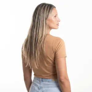 T-shirt Essencial Amamentação Caramelo