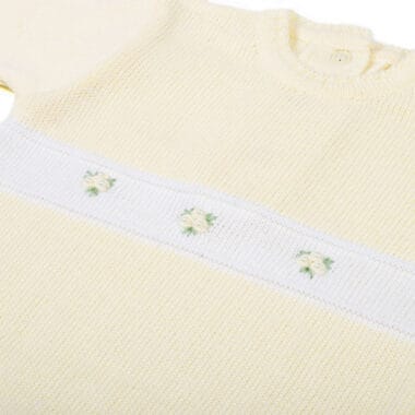 Saída Maternidade Tricot Flora