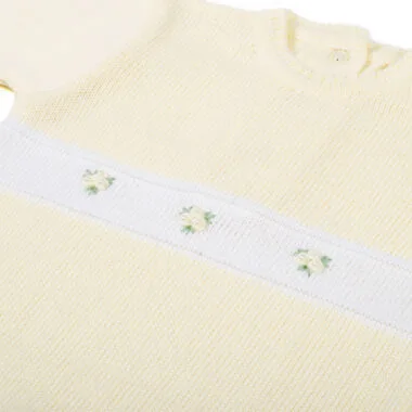 Saída Maternidade Tricot Flora