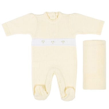 saida maternidade usealce amarelo kit