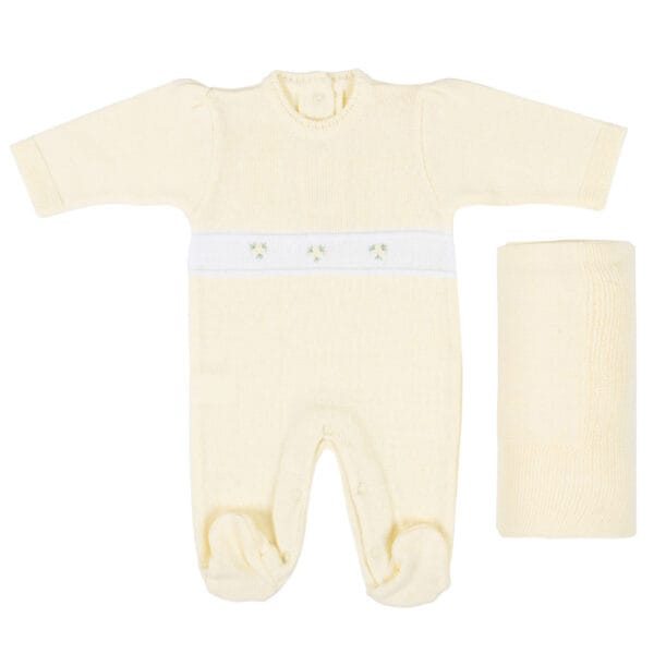 saida maternidade usealce amarelo kit
