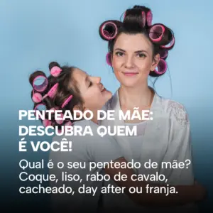 Mulheres em diferentes penteados de mãe no dia a dia