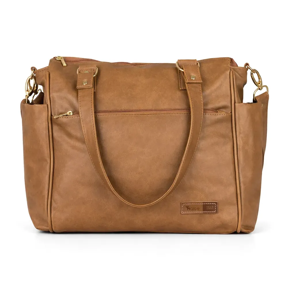 Bolsa Mochila Maternidade 2 em 1 Corah Caramelo