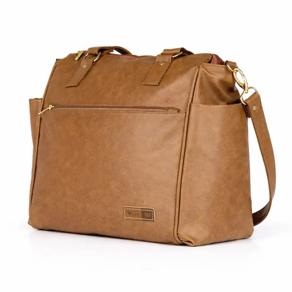 Bolsa Mochila Maternidade 2 em 1 Corah Caramelo - Imagem 2