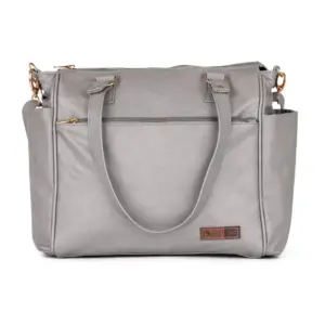 Bolsa mochila maternidade 2 em 1 Corah cinza