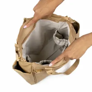 Bolsa Mochila Maternidade 2 em 1 Corah Cru