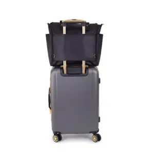 Bolsa Mochila Maternidade 2 em 1 Corah Preta