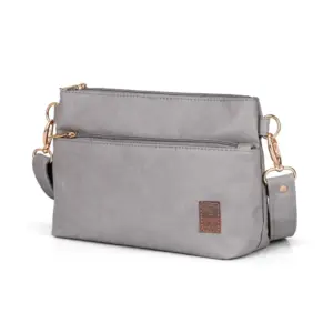 Bolsa Transversal Corah Cinza