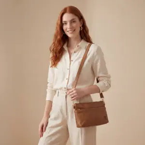 Bolsa Transversal Corah Caramelo