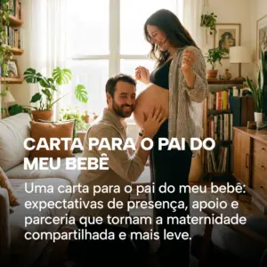 Uma carta para o pai do meu bebê: expectativas de presença e amor