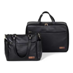 Kit Maternidade Bolsa e Mala Corah Preto