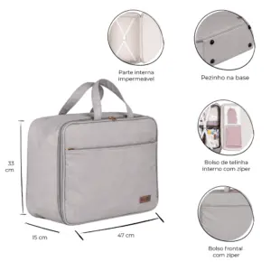 Mala Maternidade Corah Cinza