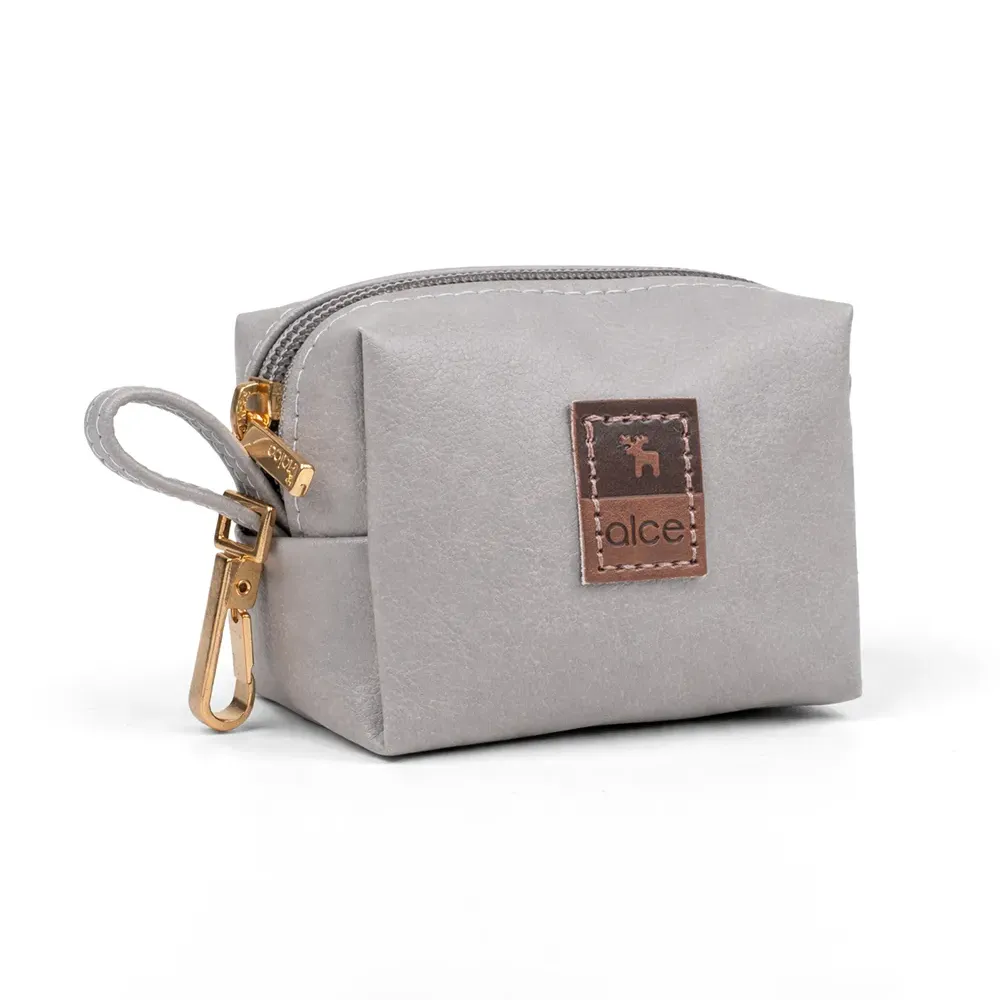 Porta chupeta Corah na cor cinza, prático e higiênico, perfeito para guardar a chupeta do bebê com segurança e estilo no dia a dia.