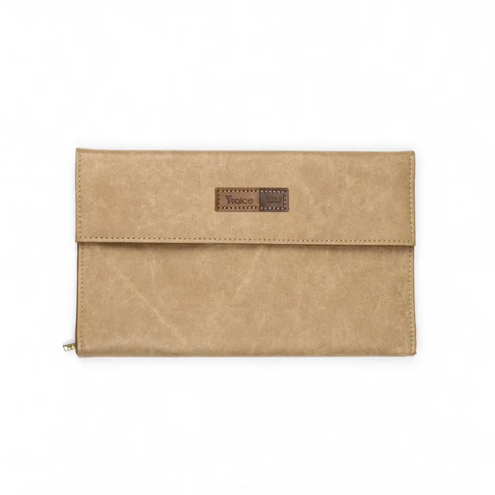 Porta Carteira de Vacinação e Documentos Corah Cru