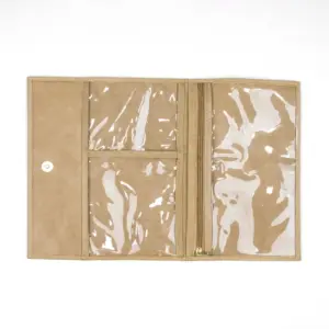 Porta Carteira de Vacinação e Documentos Corah Cru