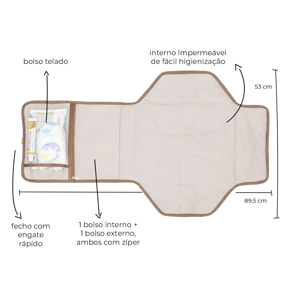 Trocador Portátil Corah Cru - Imagem 4