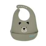 Babador de Silicone com Bolso - Urso