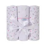 Kit 3 Cueiros Flanelados Fábula - Floral