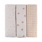 Kit 3 Cueiros Flanelados Ninho - Triângulo