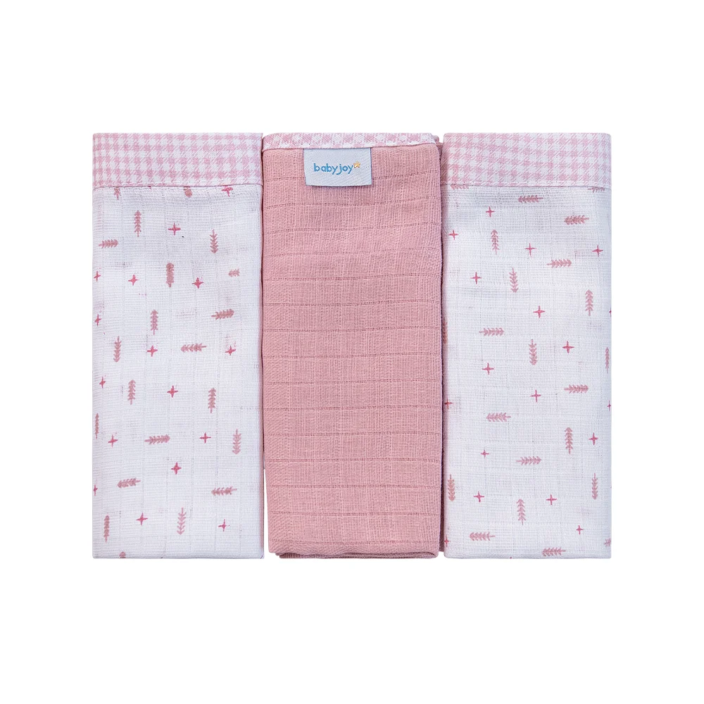 Kit 3 Panos de Boca Quadriculados Flechas - Rosa Kit 3 Panos de Boca Quadriculados Flechas - Rosa