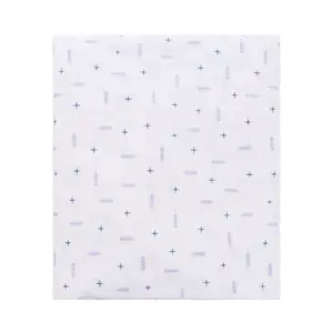 Lençol com Elástico para Berço Americano Flechas - Azul