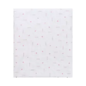 Lençol com Elástico para Berço Americano Flechas - Rosa