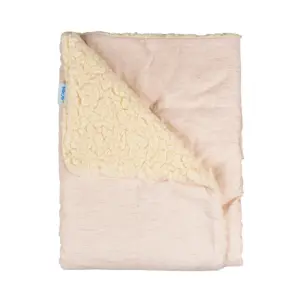 Manta Carneirinho Dupla Face - Rosa