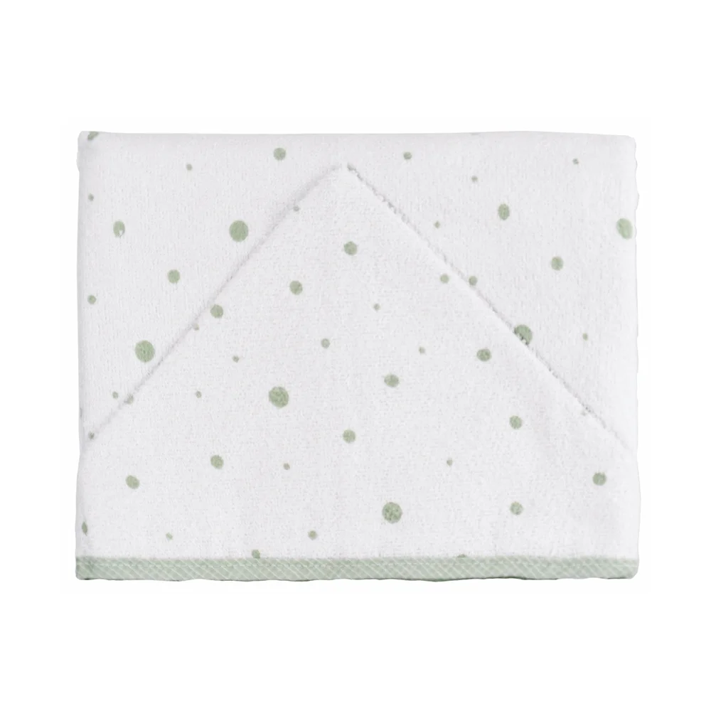 Toalha de Banho com Capuz Ninho - Verde Toalha de Banho com Capuz Ninho - Verde