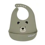Babador de Silicone com Bolso - Urso