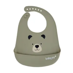 Babador de Silicone com Bolso - Urso